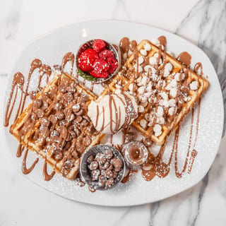 Chocolate Chunks Waffle
